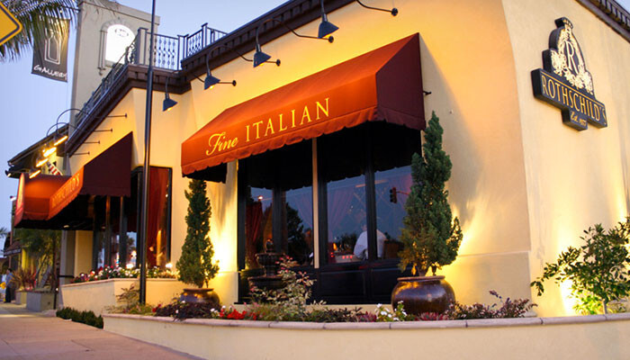 Italian Restaurants Newport Beach Visit Rothschild S Restaurant