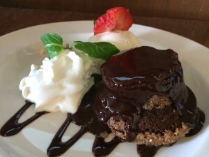 Harborside - Chocolate Decadence Cake a la Mode