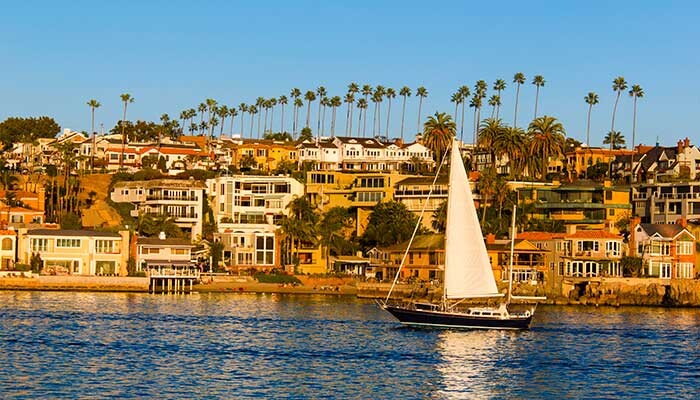 Beautiful Bay Island in Newport Beach CA