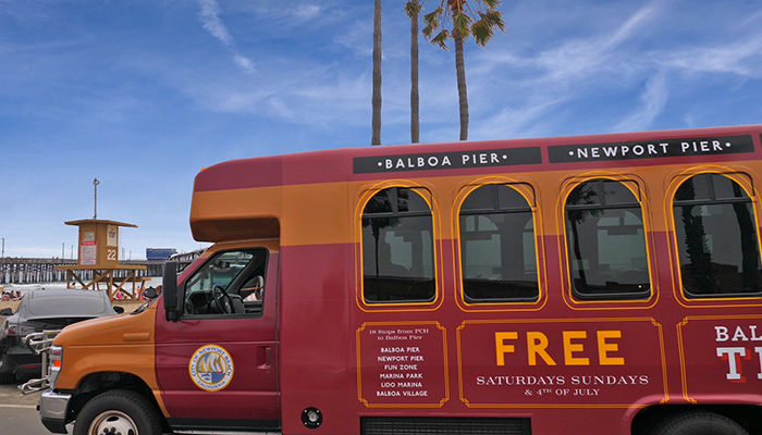 Balboa Peninsula Trolley