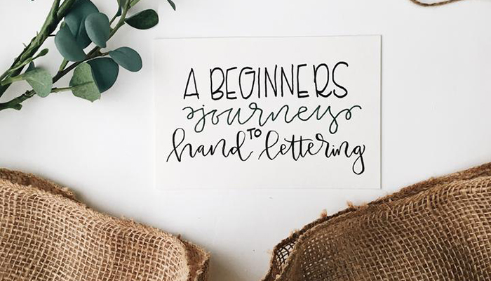 Beginners Journey to Hand Lettering at Seaside Gallery