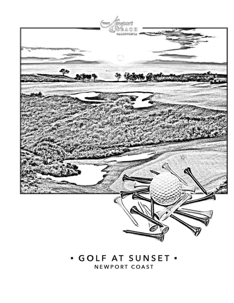 Golf at Sunset