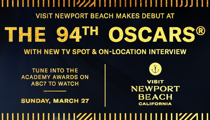 Newport Beach is in the Spotlight in the Award-Winning “On the Red Carpet After the Awards” show following the 94th Academy Awards; Integration Honors Destination’s Storied Cinematic History