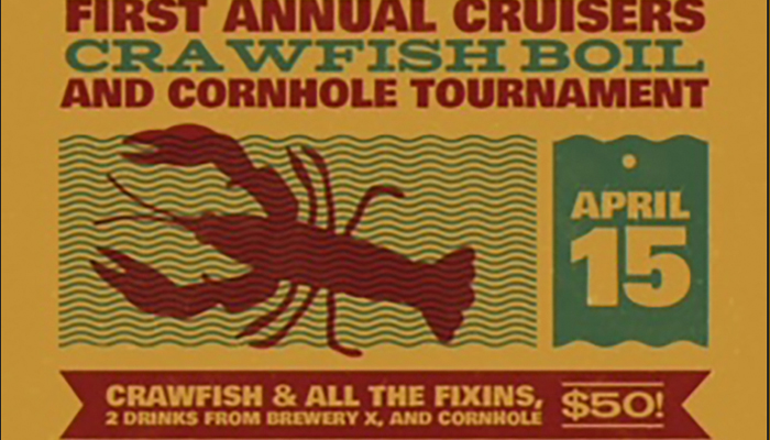 First Annual Cruisers Crawfish Boil and Cornhole Tournament
