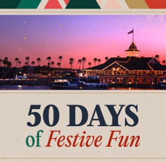 VISIT NEWPORT BEACH LAUNCHES ‘50 DAYS OF FESTIVE FUN’ – ONE OF THE NATION’S LONGEST RUNNING HOLIDAY CELEBRATIONS