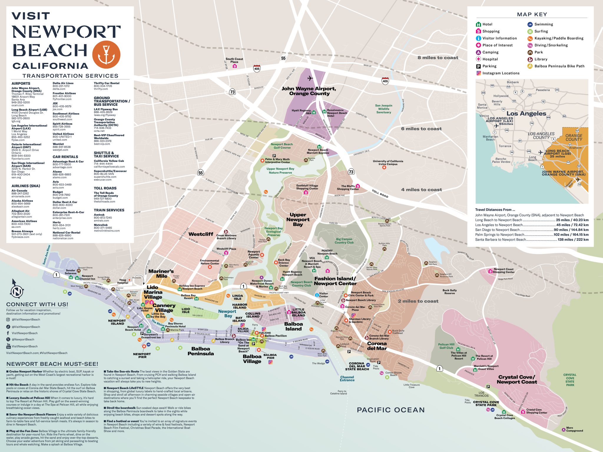 Newport Beach Map